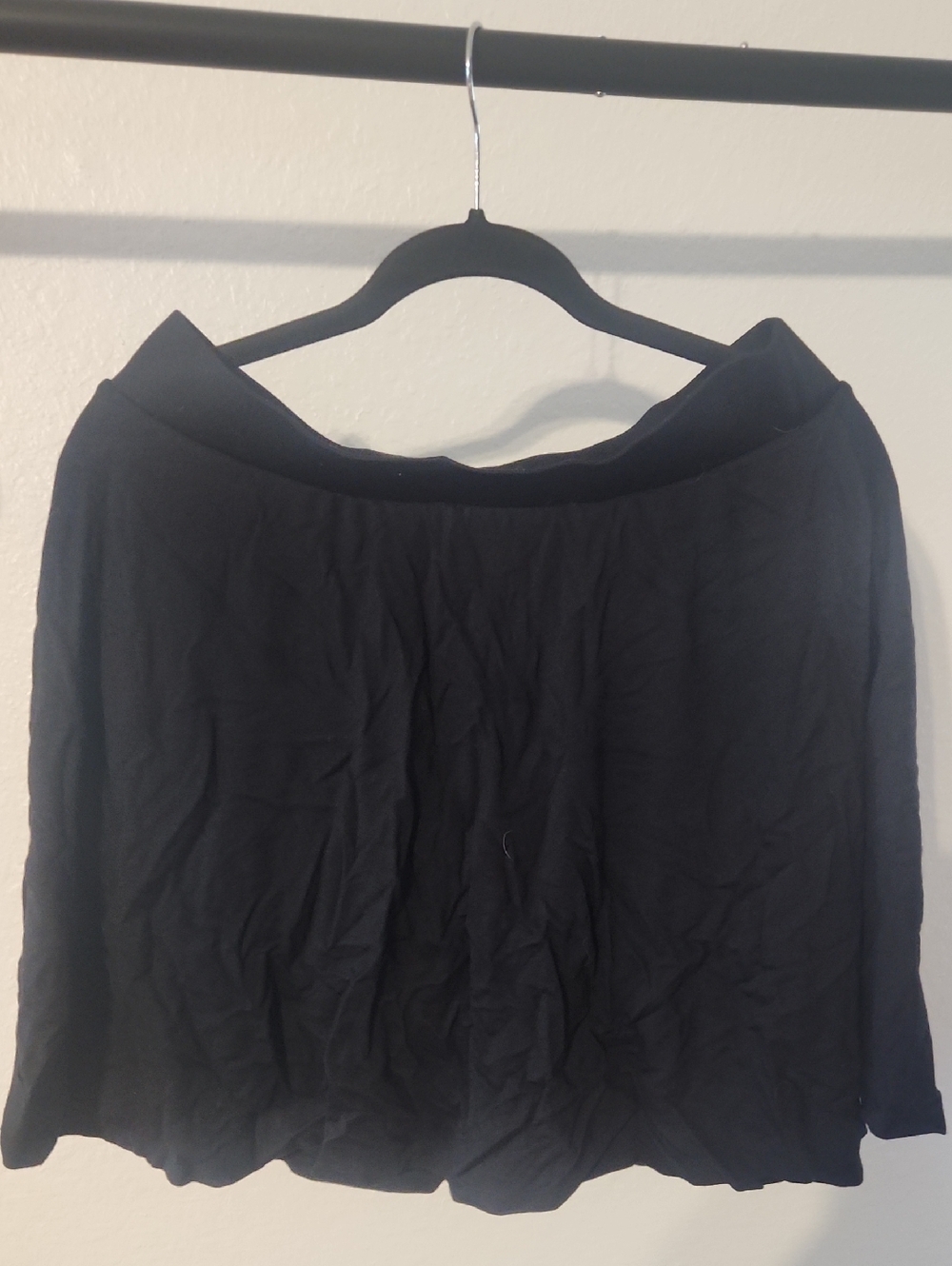 torrid Black Mini Skirt With Built In Shorts Skort 0 12/14